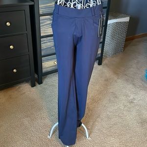 Navy blue stretchy pants
